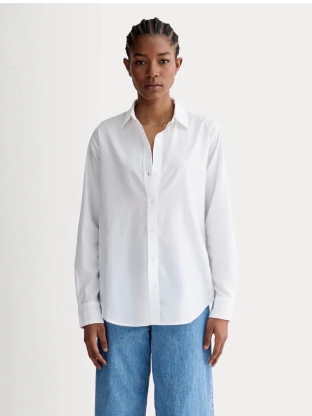 Everlane Silky Cotton Must Have Shirt, size 0